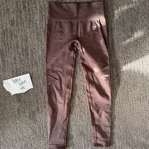 Gymshark Brown Seamless Leggings High Waist